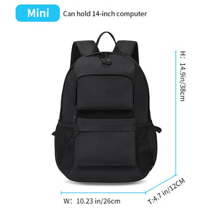 Waterproof Anti-theft Mini Laptop Backpack Casual College School Bag