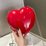 Heart Love Zippers Women's Handbags Crossbody Bags
