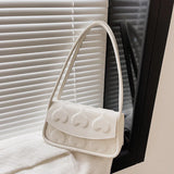 Heart Shape Printing Women's Handbag Shoulder Bag PU Leather