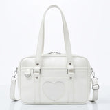 Heart Shape Uniform Bag Japanese Style College Women Girl Compus Anime Single Sh