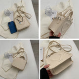 Heart-shaped Women' Small Handbags PU Leather Shoulder Crossbody Bags for Women