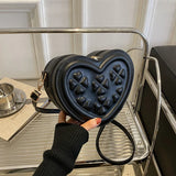 Heart-shaped Women's Crossbody Bag Small Handbag Purse Shoulder Bag