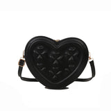 Heart-shaped Women's Crossbody Bag Small Handbag Purse Shoulder Bag
