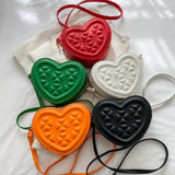 Heart-shaped Women's Crossbody Bag Small Handbag Purse Shoulder Bag