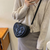 Heart-shaped Women's Crossbody Bag Small Handbag Purse Shoulder Bag