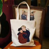 Heartstopper Hi Leaves Women Shopper Bags Canvas Bag Travel Tote Bag