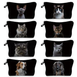 Animal Pattern Makeup Bag Heat Transfer Organizer Pencil Case
