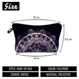 Heat Transfer Printing Cosmetic Bag Makeup Organizer Women's Bag