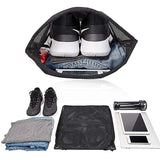 Mesh Drawstring Backpack Gym Sports Equipment Storage Beach Toys