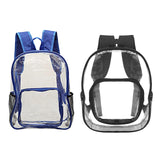 Heavy Duty PVC Clear Backpack Camping Laptop Hiking Kids Bag