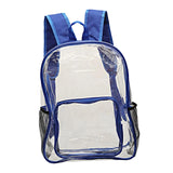 Heavy Duty PVC Clear Backpack Camping Laptop Hiking Kids Bag