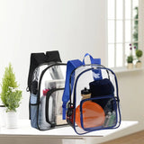 Heavy Duty PVC Clear Backpack Camping Laptop Hiking Kids Bag