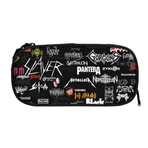 Heavy Metal Pen Box Student School Anime Zipper Pen Bag Child Stationery Bag