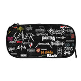 Heavy Metal Pen Box Student School Anime Zipper Pen Bag Child Stationery Bag