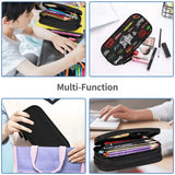 Heavy Metal Pen Box Student School Anime Zipper Pen Bag