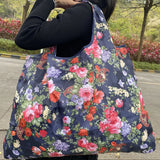 Heavy Prints Foldable Shopping Shoulder Bag