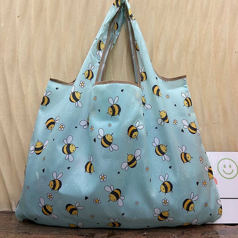Large Foldable Shopping Bag Heavy Reusable Grocery Bag