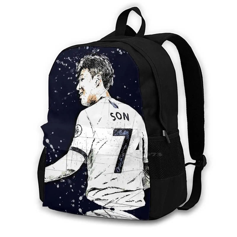 Heung Min Son Player School Bags For Teenage Girls Laptop Travel Bags