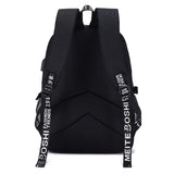 Twice Girls Fans Backpack with USB Port, Lock, Headphone Interface