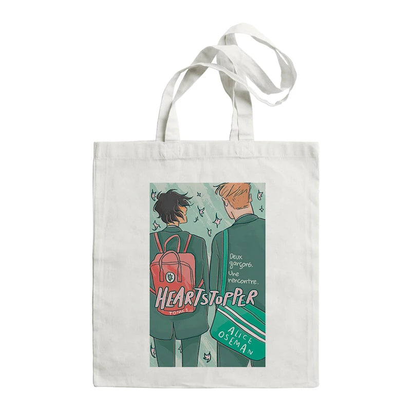 Heartstopper Leaves Women Shopper Bags Shopping Bag Travel Tote Bag