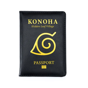 Hidden Leaf Village Passport Cover Travel Case for Passports