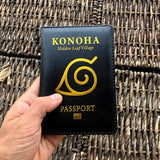 Hidden Leaf Village Passport Cover Travel Case for Passports