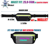 Ultra-Thin Waterproof Waist Bag for Sports and Phone with Hidden Design