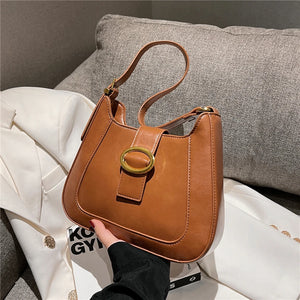 Hifashion Vintage Shoulder Bag PU Leather Crossbody Ladies Handbags