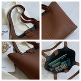 Winter Women PU Leather Crossbody Shoulder Bags Lady Handbag Totes Messenger Bag