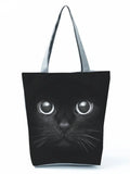 Animal Print Shopper Bag Handbag Reusable Shoulder Bags