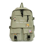 High Capacity Backpack For Female Students Schoolbag