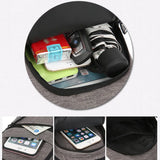 Canvas Crossbody Bag 30x17cm Travel Chest Bag Organizer Shoulder Bag