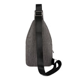 Canvas Crossbody Bag 30x17cm Travel Chest Bag Organizer Shoulder Bag
