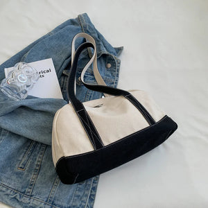 Canvas Shoulder Bags for Women Autumn Handbags Travel Totes