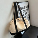 Canvas Shoulder Bags for Women Autumn Handbags Travel Totes