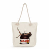 Casual Tote Bag Peanut Butter Print Women Shoulder Handbag