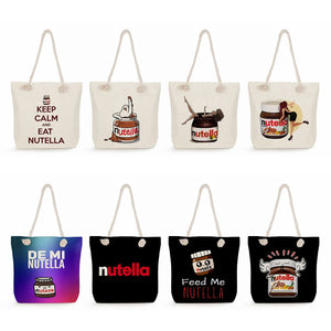 Casual Tote Bag Peanut Butter Print Women Shoulder Handbag