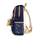 Kids School Backpack High Capacity Bear Print Girls Teenagers Bag