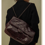 High Capacity Women's Commuter Messenger Bag Pu Handbag