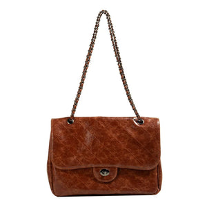 High Capacity Women's Commuter Messenger Bag Pu Handbag