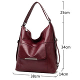 High Capacity Crossbody Bags for Women Tote Bag Women Leather Handbag