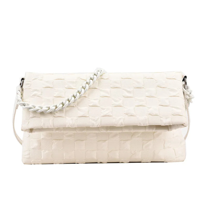 Soft Canvas Women Shoulder Bag Crossbody Chain