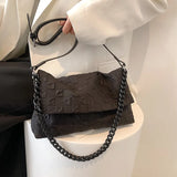 Soft Canvas Women Shoulder Bag Crossbody Chain