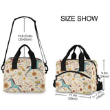 Horse Print Food Thermal Lunch Box Bag Durable Insulated Case