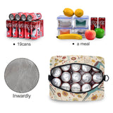Horse Print Food Thermal Lunch Box Bag Durable Insulated Case