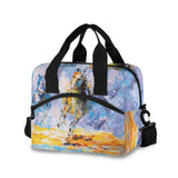 Horse Print Food Thermal Lunch Box Bag Durable Insulated Case