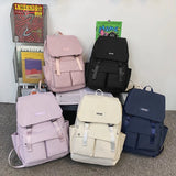 High Capacity Laptop College Backpack Men Women Travel School Bag