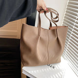 High Capacity Women Shoulder Bag Retro Female Western Style Tote Bag