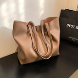 High Capacity Women Shoulder Bag Retro Female Western Style Tote Bag