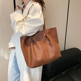 High Capacity Women Shoulder Bag Retro Female Western Style Tote Bag